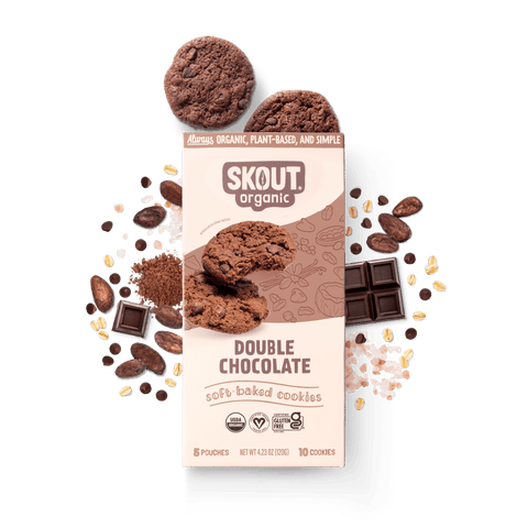 Skout Organic Double Chocolate Soft Baked Cookies