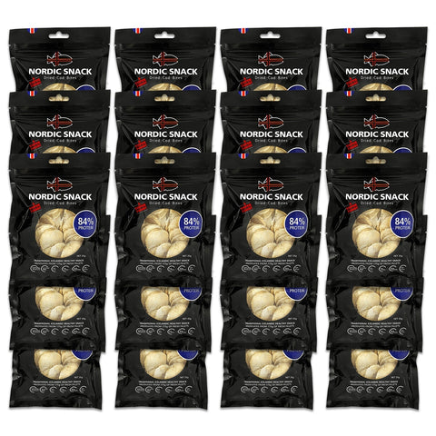 Dried Cod Bites, Hardfiskur Nordic Snack Bundle