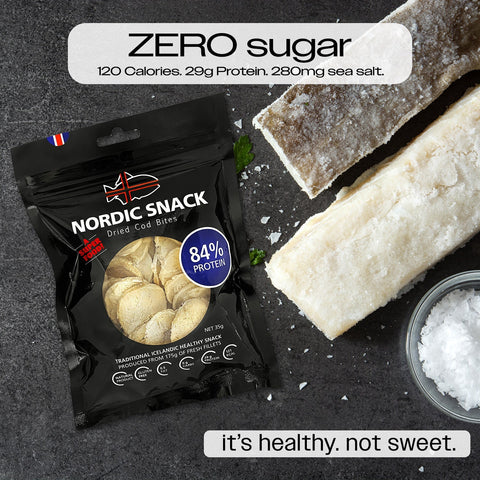 Dried Cod Bites, Hardfiskur Nordic Snack Bundle