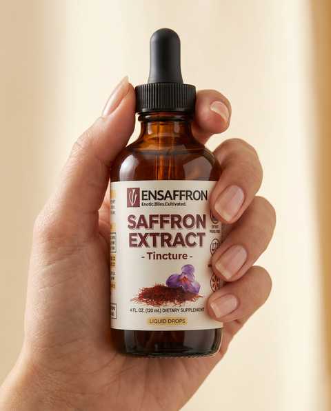 Premium Saffron Extract Tincture (Made With Pure Heray Saffron Threads)