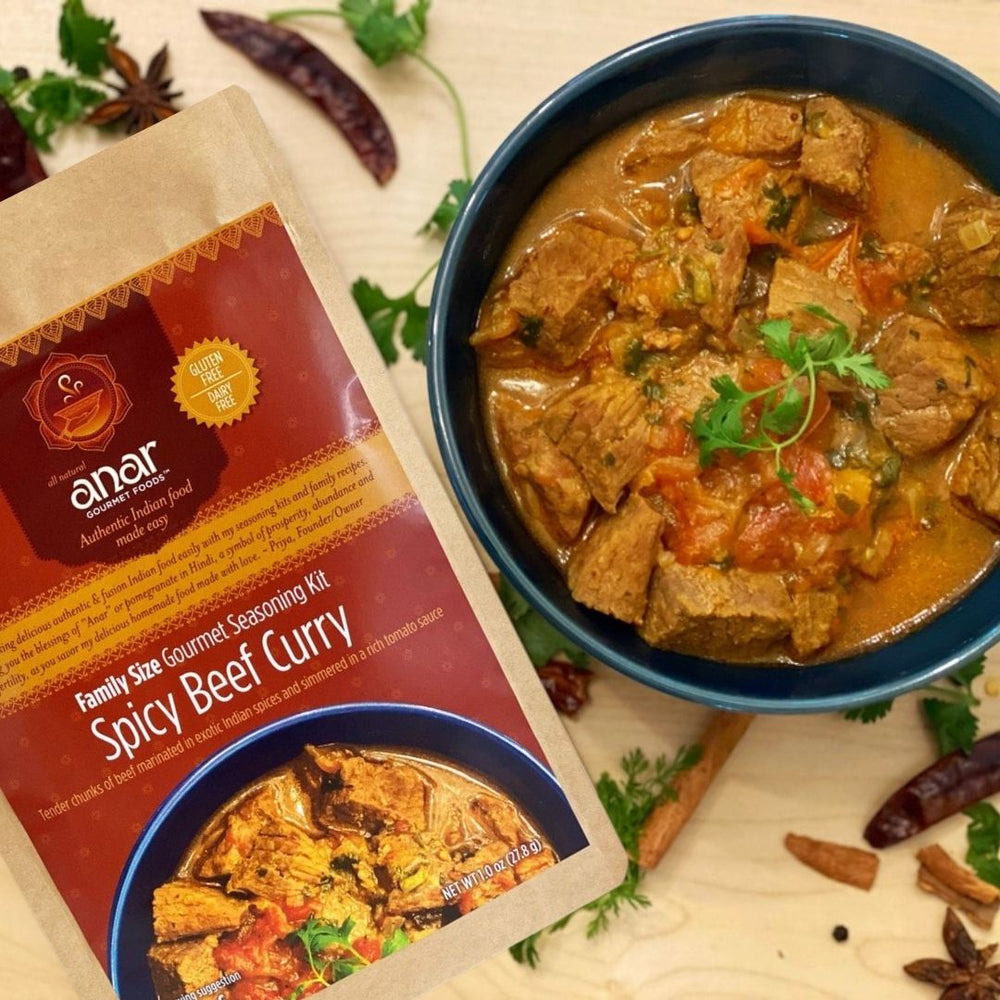 Spicy Beef Curry Gourmet Seasoning Kit | Family Size