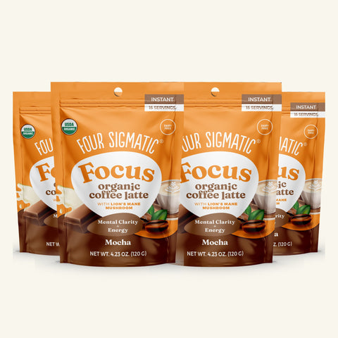Focus Organic Coffee Latte - Mocha