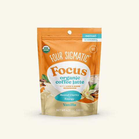 Focus Organic Coffee Latte - Vanilla