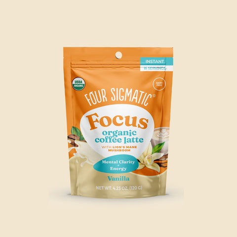 Focus Organic Coffee Latte - Vanilla
