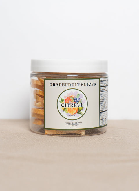 Tasting Size - Freeze-Dried Grapefruit Slices