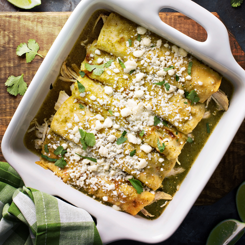 Green Salsa Chicken – 42g Protein | Ready in 90 Seconds