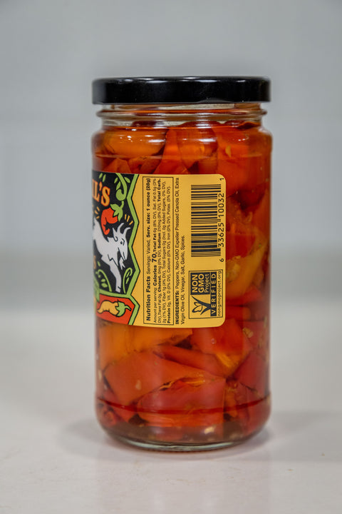 Mama Lil's Kick Butt Peppers in Oil (Spicy) - 12oz.