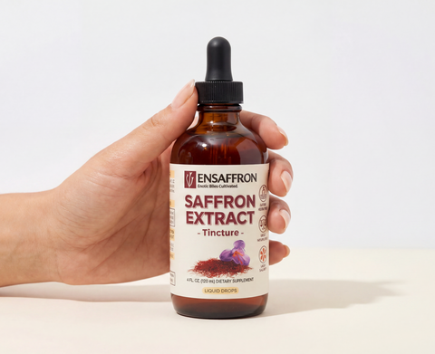 Premium Saffron Extract Tincture (Made With Pure Heray Saffron Threads)