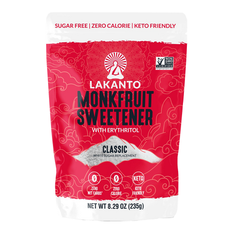 Classic Monkfruit and Erythritol Sweetener - White Sugar Replacement