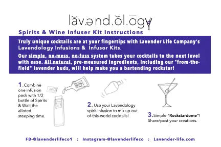 Lavendology Spirits & Wine Infuser Kit