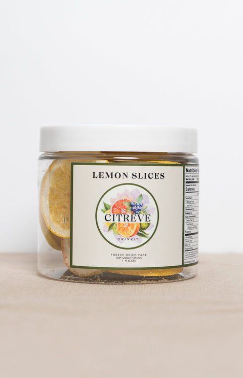 Tasting Size - Freeze-Dried Lemon Slices