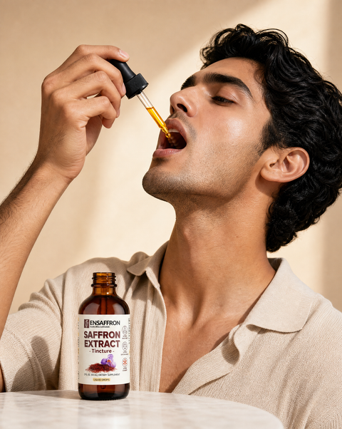 Premium Saffron Extract Tincture (Made With Pure Heray Saffron Threads)