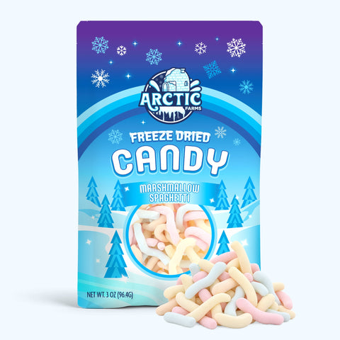 Freeze Dried Marshmallow Spaghetti