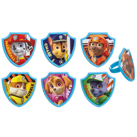 Paw Patrol Ruff Rescue Cupcake Rings