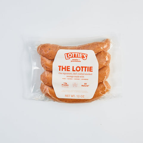 The Lottie: Our Signature Smoked Pork Sausage [4-Packs, 16 Links]