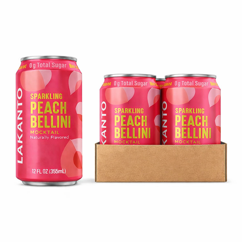 Mocktail Canned Drink (Peach Bellini)