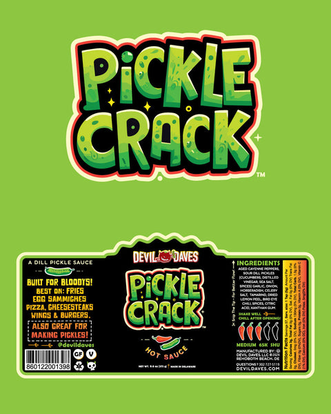 Dill Pickle Hot Sauce - Pickle Crack™ | 9.6 OZ