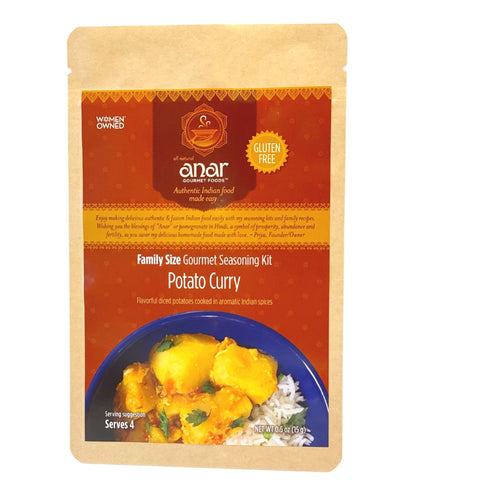 Potato Curry Gourmet Seasoning Kit | Family Size