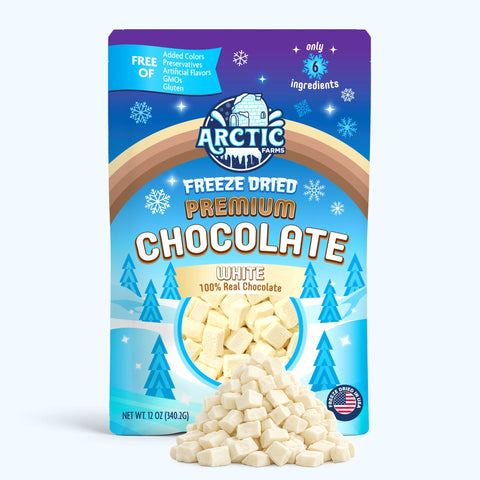 Freeze Dried Premium Belgian White Chocolate