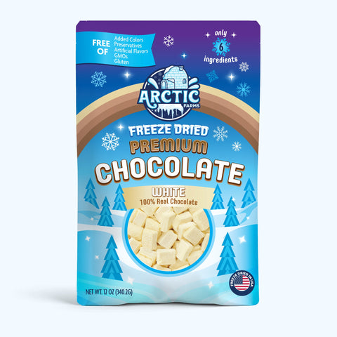 Freeze Dried Premium Belgian White Chocolate