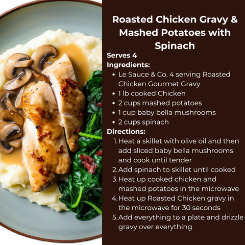 4-Serving Roasted Chicken Gourmet Gravy