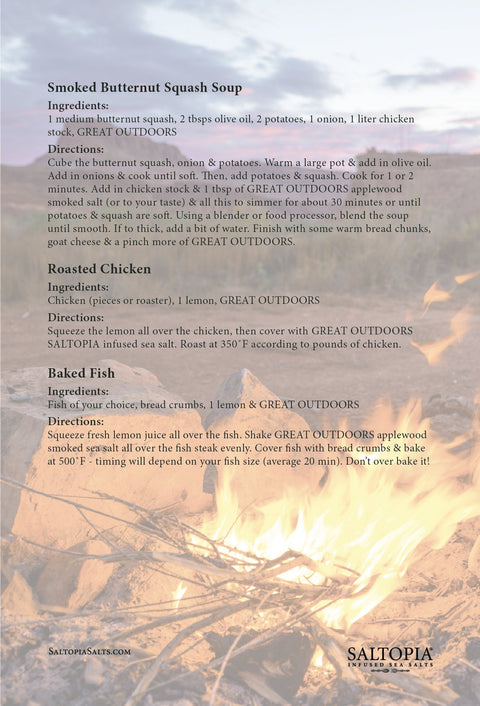 Applewood Smoked Salt: GREAT OUTDOORS