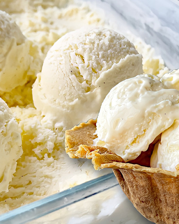 Creamy, Scoop-able Keto Vanilla Ice Cream