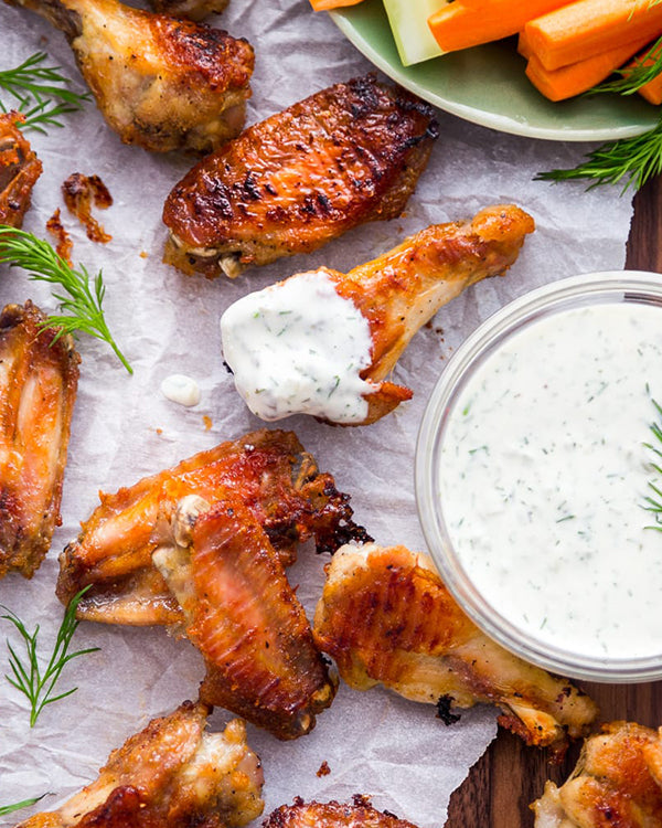 Dill Pickle Wings & Dill Pickle Mayo