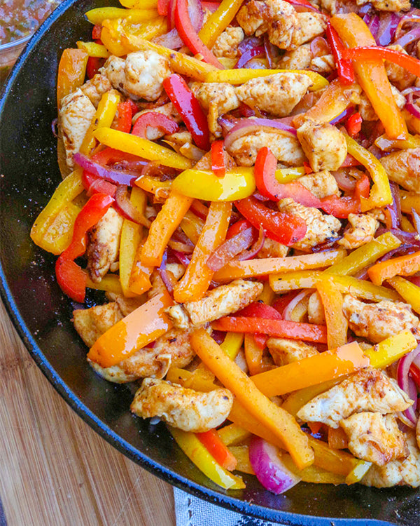 Skillet Chicken Fajitas