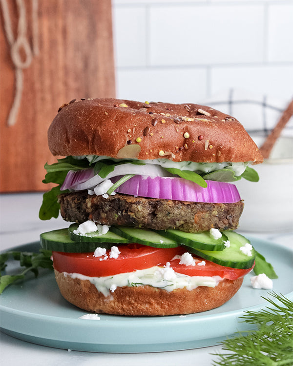 Mediterranean Veggie Burgers