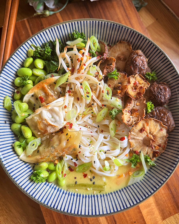 Ramen w Crispy Shiitake Mushrooms