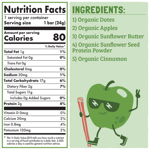 Skout Organic Apple Pie Kids Bar