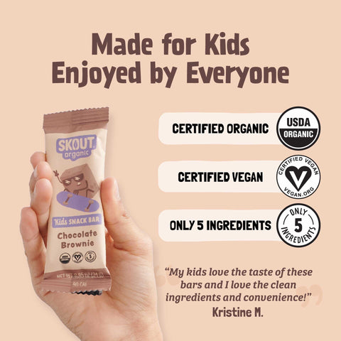 Skout Organic Chocolate Brownie Kids Bar