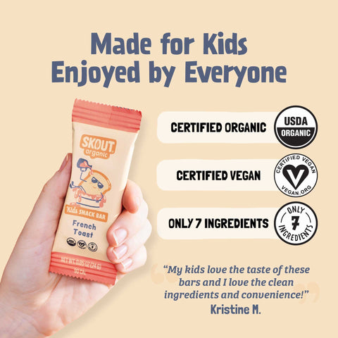 Skout Organic French Toast Kids Bar