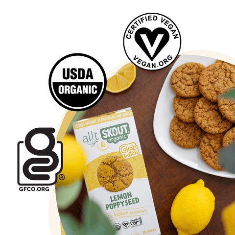 Skout Organic Lemon Poppyseed Soft Baked Cookies