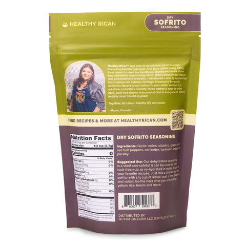 Dry Sofrito Seasoning Resealable Bag