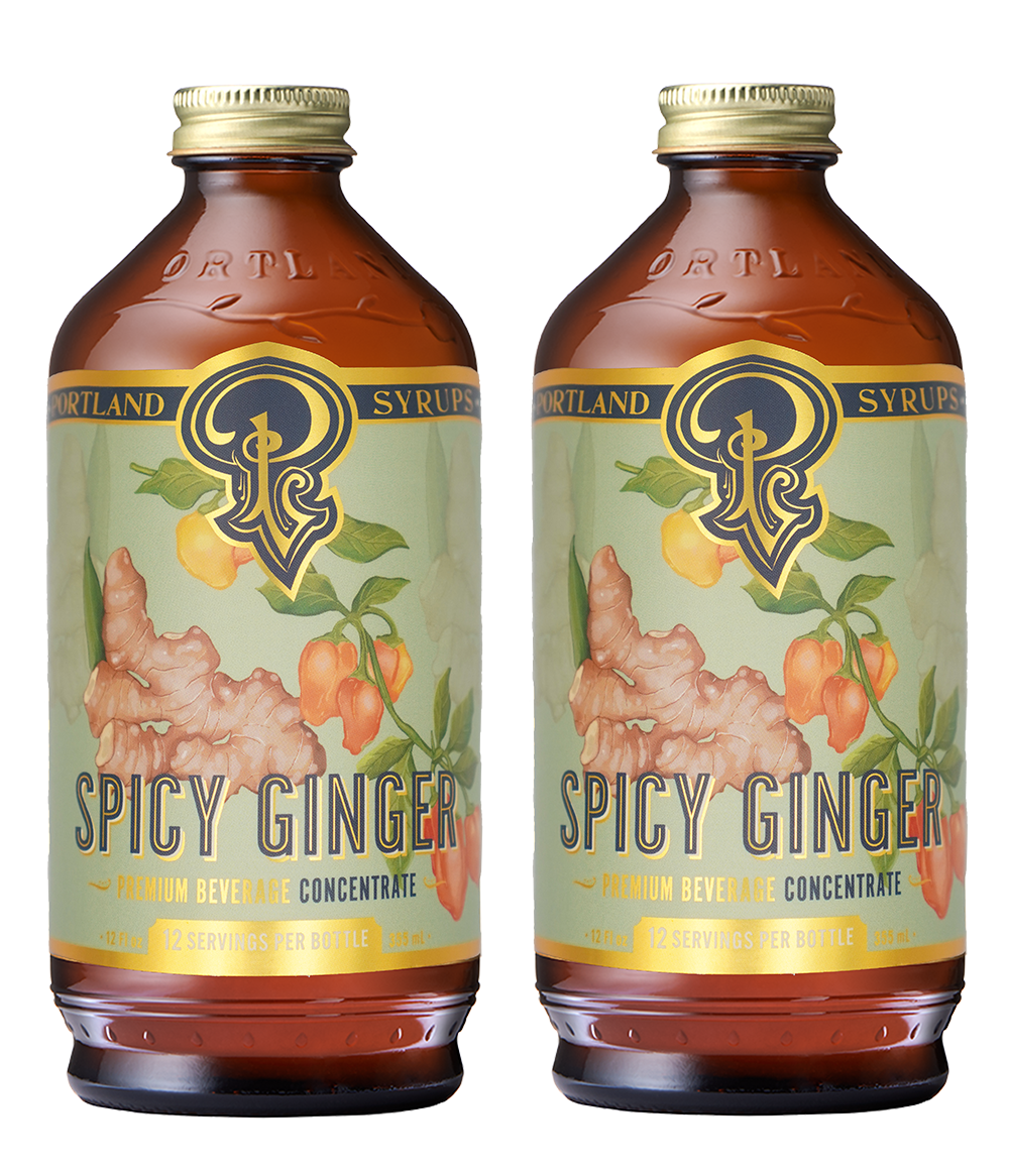 Spicy Ginger Syrup two-pack