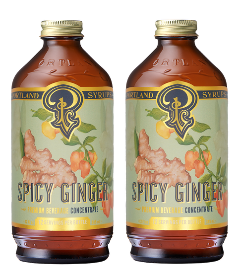 Spicy Ginger Syrup two-pack