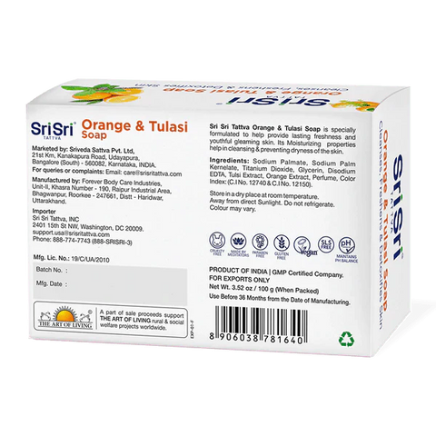 Orange and Tulasi Soap