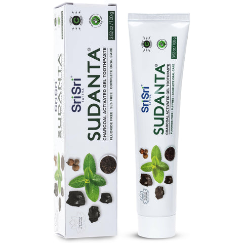 Sudanta Charcoal Toothpaste - Ayurvedic Oral Care
