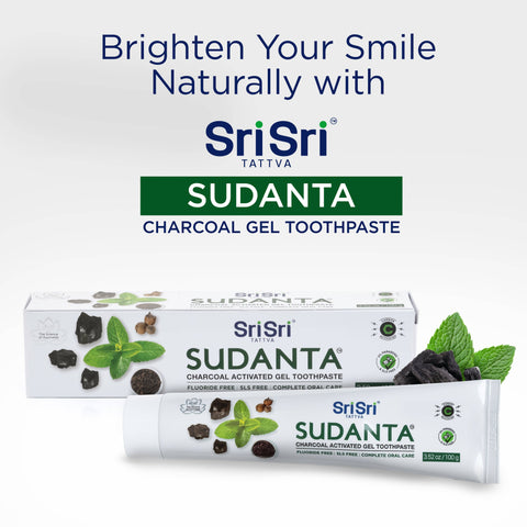 Sudanta Charcoal Toothpaste - Ayurvedic Oral Care
