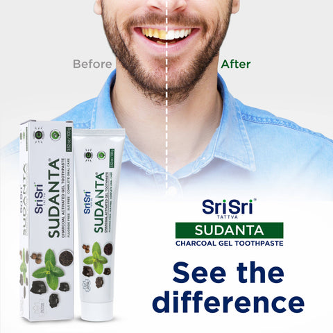 Sudanta Charcoal Toothpaste - Ayurvedic Oral Care