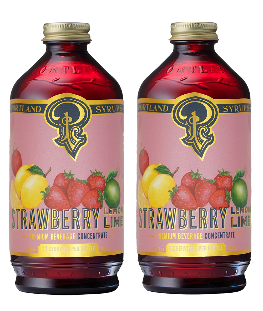 Strawberry Lemon-Lime Syrup two-pack