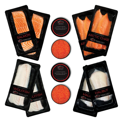 Super OMEGA Seafood - Iceland Sushi Grade Fish Bundle