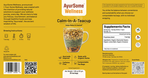 Calm-In-A-Teacup | Organic Chamomile Tea blend