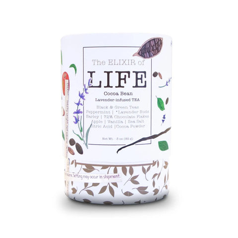 The ELIXIR of LIFE Cocoa Bean Lavender-Infused TEA