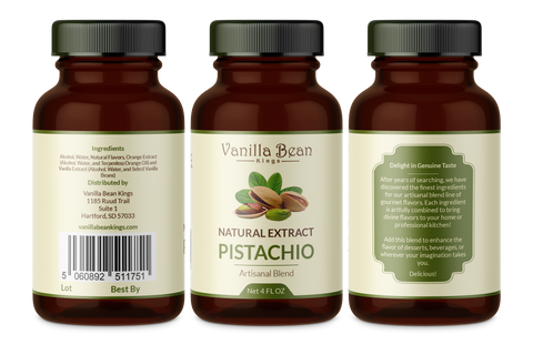 Natural Pistachio Extract - 4 fl oz