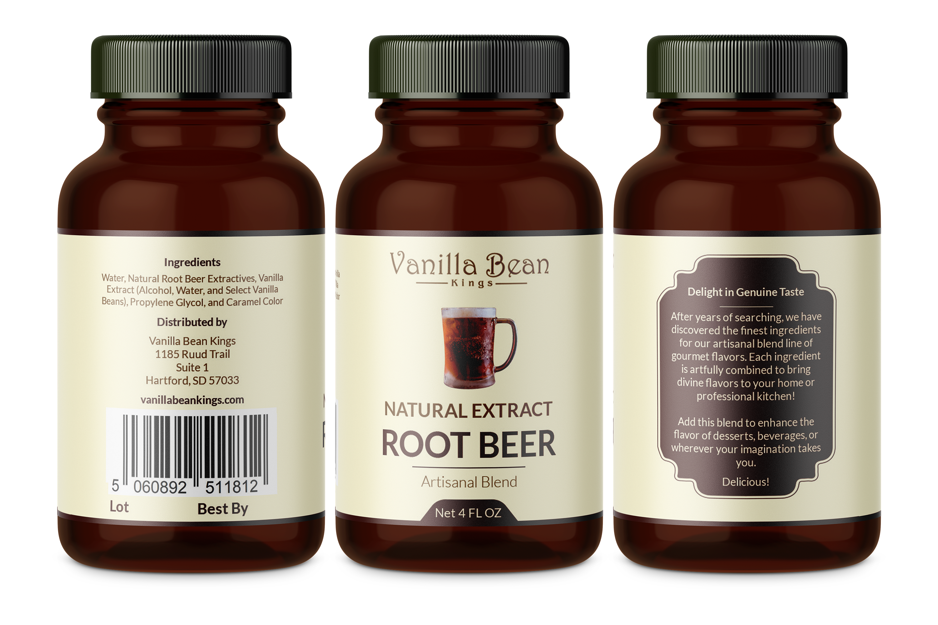 Natural Root Beer Extract - 4 fl oz