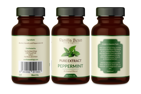 Pure Peppermint Extract - 4 fl oz