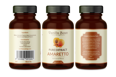 Pure Amaretto Extract - 4 fl oz